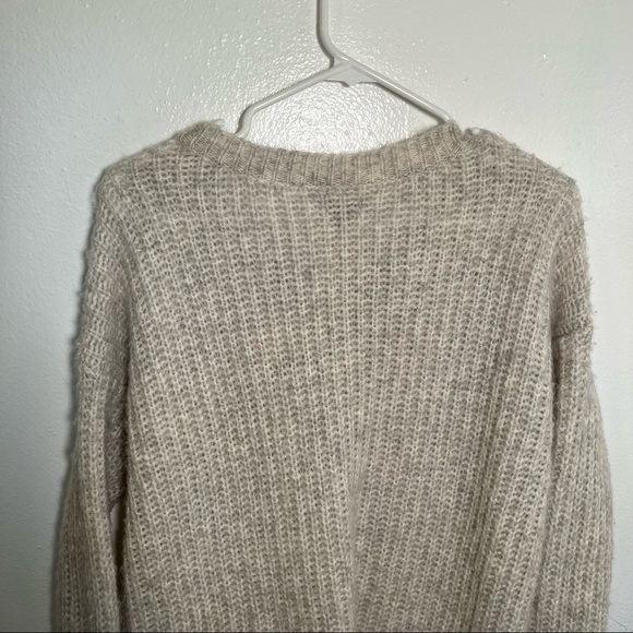 Aerie Oversized Lace-Up Pullover Sweater Tunic - Picture 10 of 13